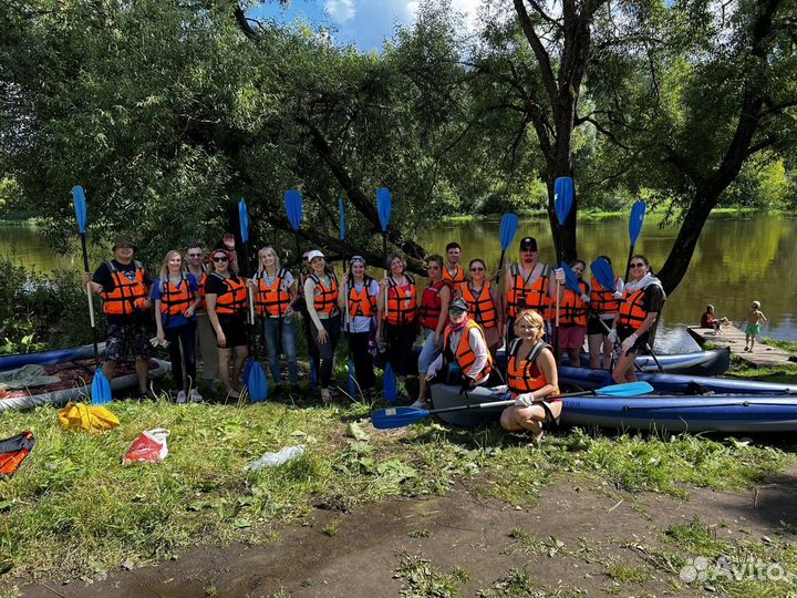 Москва Топ-Экскурсия По Москве-реке на байдарке