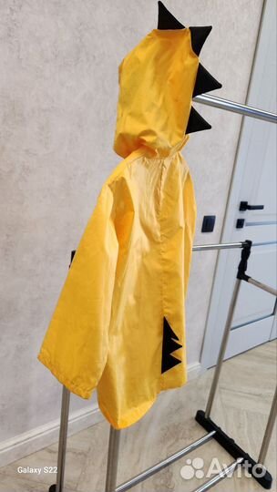 Плащ дождевик с капюшоном детский