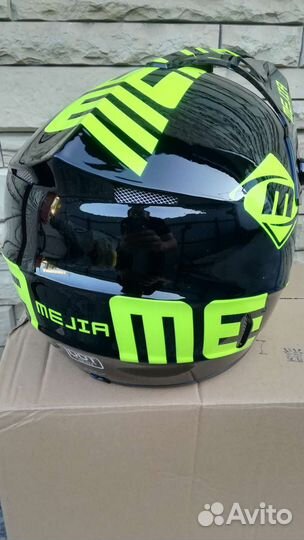 Мото шлем кроссовый