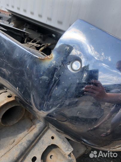 Бампер задний Volkswagen Amarok хром