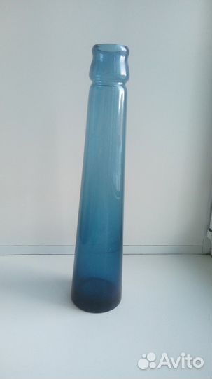 Ваза высокая из цветного стекла Икеа