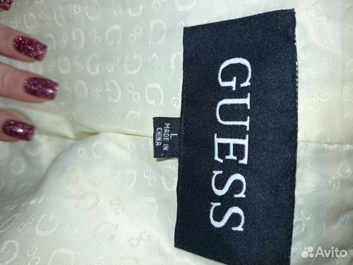 Полупальто Guess, L (46-48), шерсть