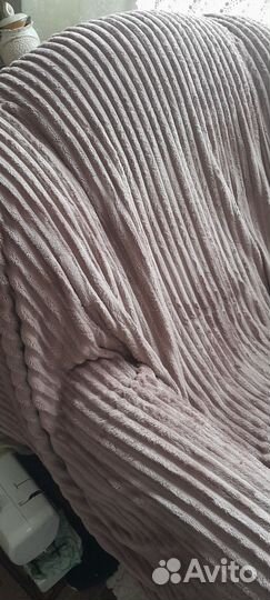 Плед пепельно фиолетоаый 180 200, 1500