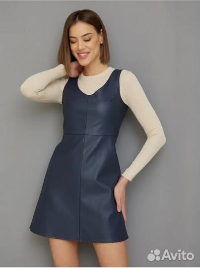 Кожаный сарафан