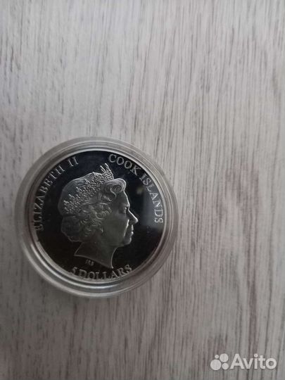 Монета серебро