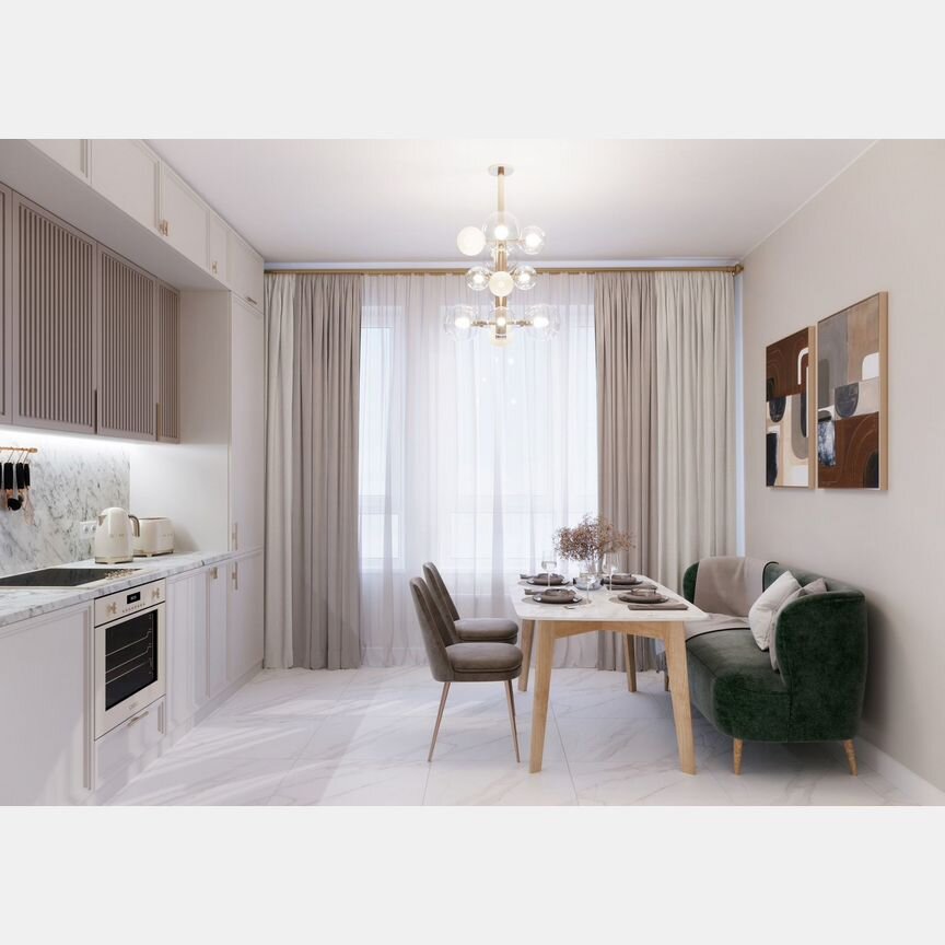 4-к. квартира, 104,1 м², 21/22 эт.