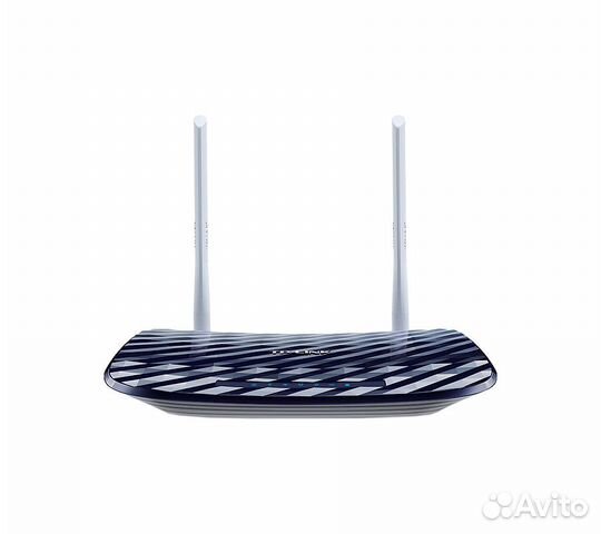 Wi-Fi роутер TP-Link Archer C20 (RU), белый/синий