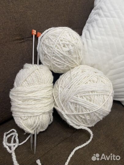 Пряжа для вязания и спицы