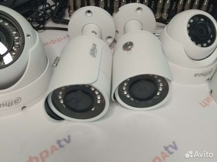 Комплект уличного видеонаблюдения 7 камер