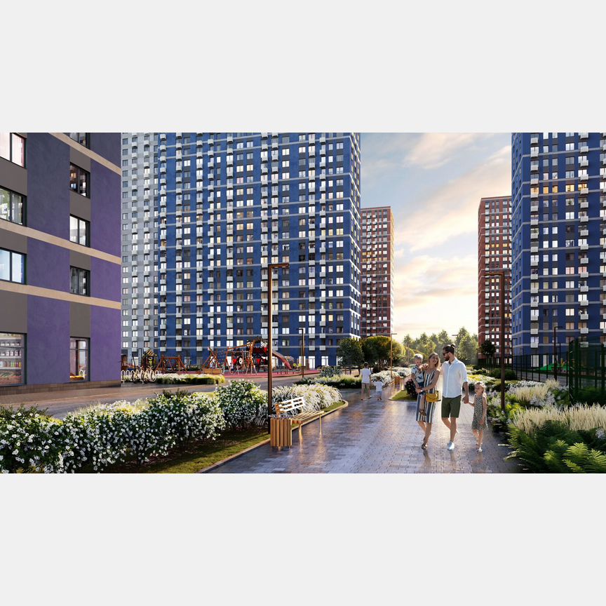 1-к. квартира, 36,7 м², 21/23 эт.