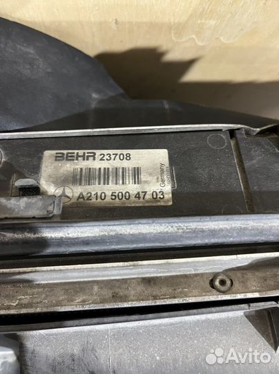 Радиаторы Мерседес w210 e55amg