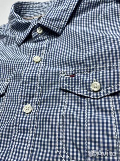 Рубашка Tommy Hifiger Denim SS Plaid Shirt