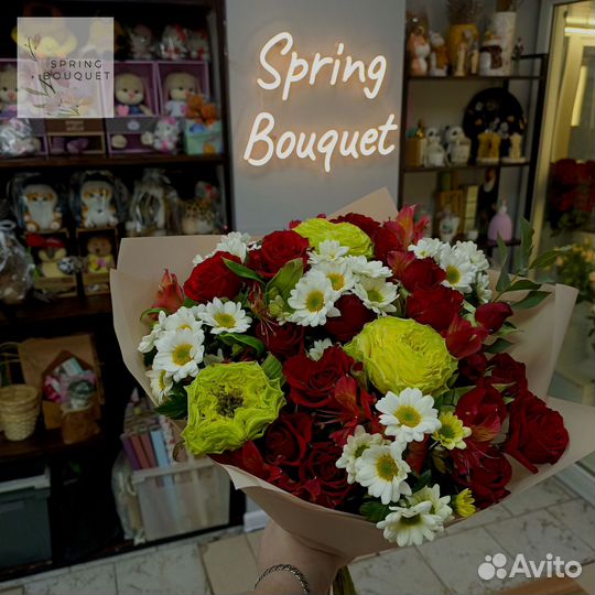 Букет пионовидные розы с доставкой