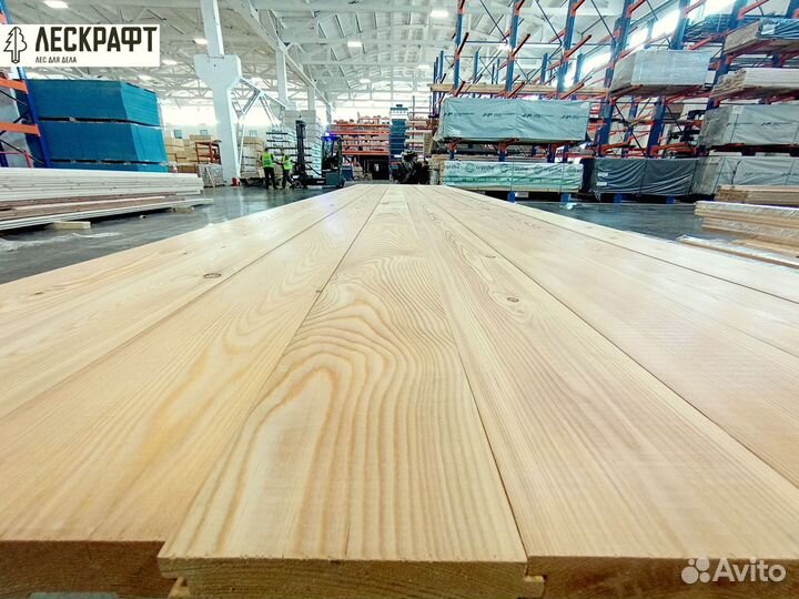 Доска пола 27*141*4000 мм сорт C лиственница