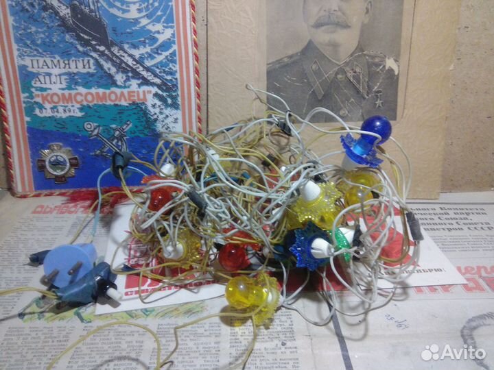 Новогодняя электро гирлянда лесная сказка