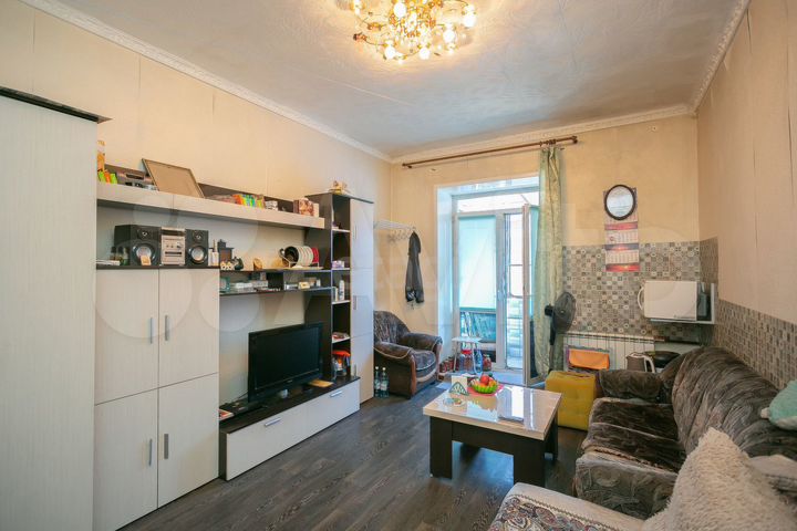 Комната 32,8 м² в 2-к., 2/3 эт.