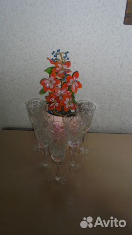 Хрустальные фужеры