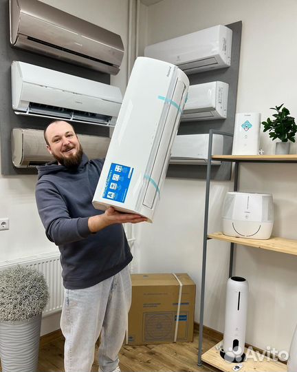 Кондиционер (сплит-система) с установкой. Гарантия
