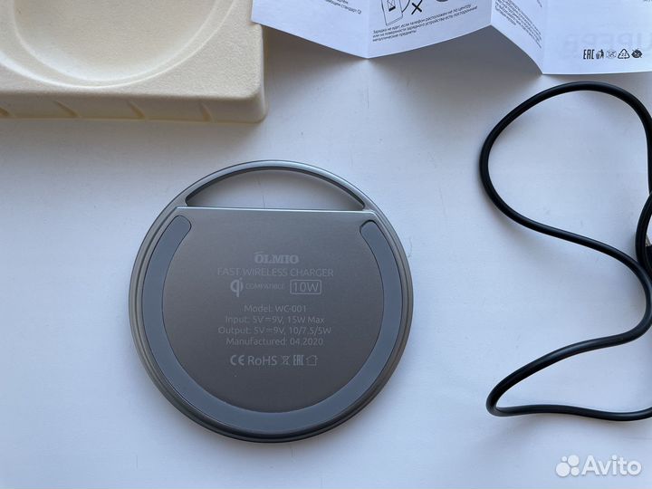 Беспроводное зарядное устройство olmio superb