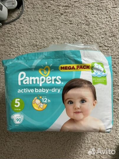 Подгузники pampers 5