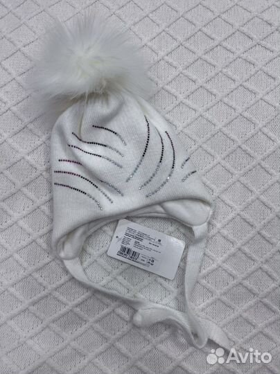 Шапка на завязках зимняя новая