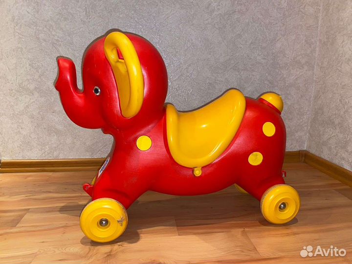 Слон качалка -каталка 2 в 1