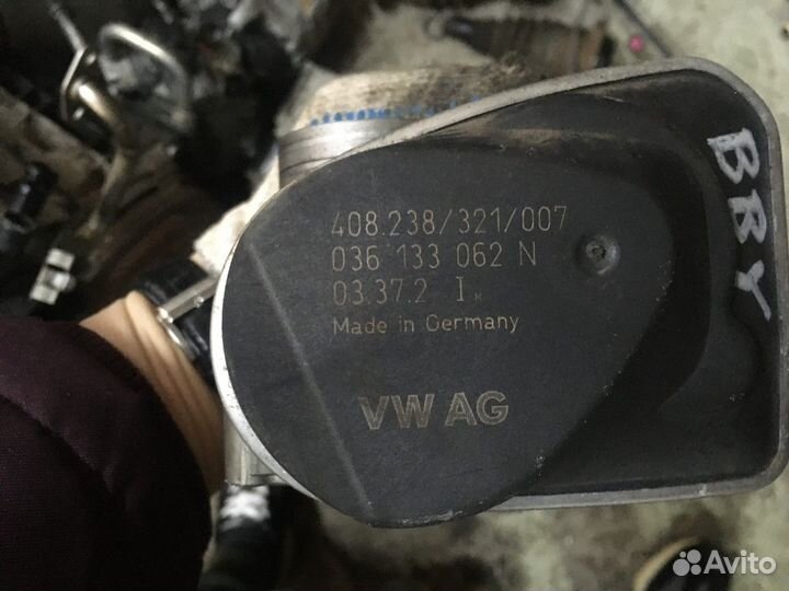 Заслонка дроссельная BBY