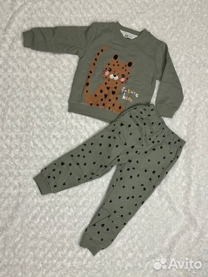 Костюм на флисе для девочки H&M 86 92