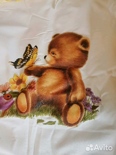 Бортики и балдахин для детской кроватки