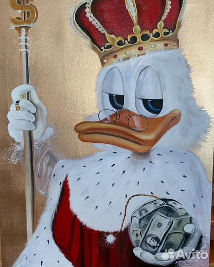 Интерьерная картина Скрудж Император, холст 60*80