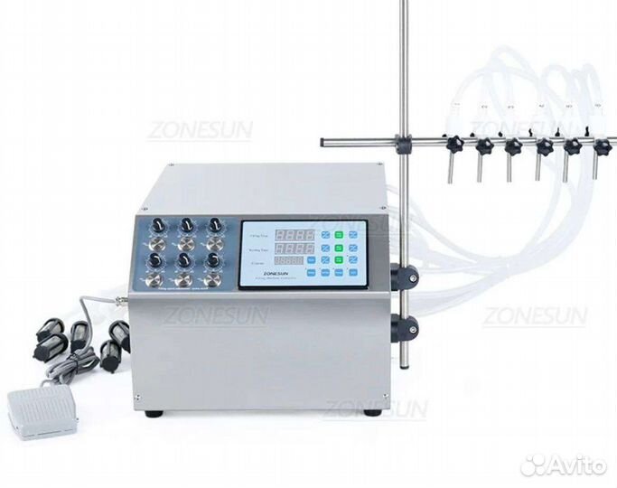 Машина длятрозлива жидкостей 6 сопел гфк600