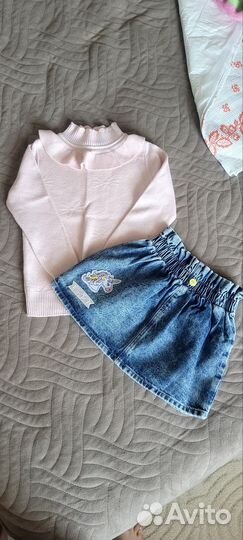 Вещи пакетом на девочку 104