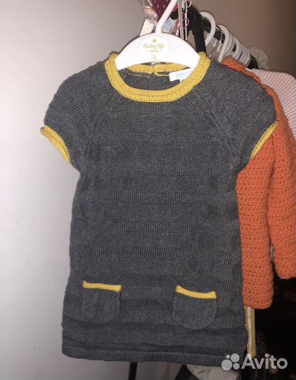 Вязанное платье для девочки