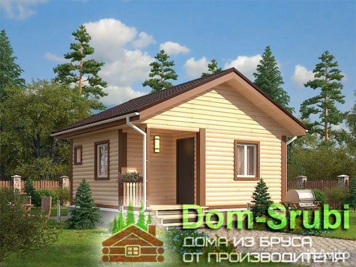 Кинешма. Хорошая надёжная Баня из бруса Б-10 (6х6)