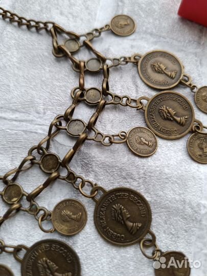 Цепочка на бедра для восточных танцев (с монетами)
