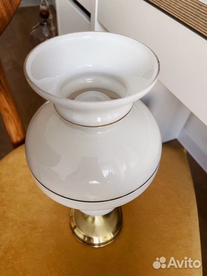 Лампа настольная керосинка винтаж Польша 80е