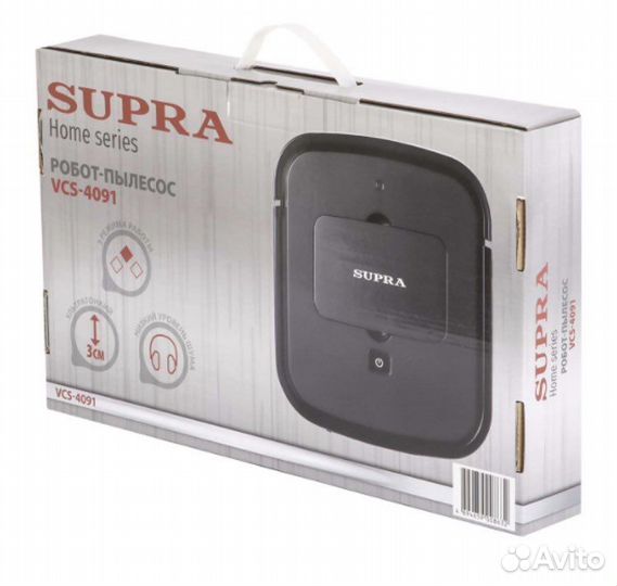 Робот-пылесос новый Supra VCS-4091