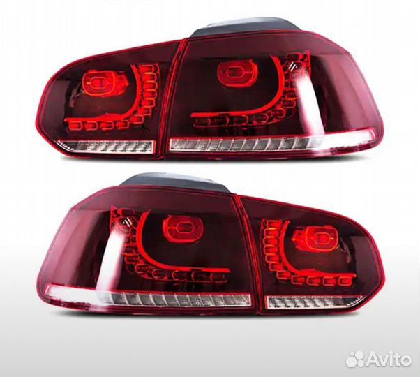 Задние фонари golf 6 gti
