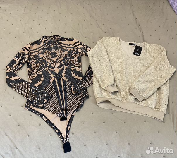 Кофта Турция Perzoni и боди в камнях