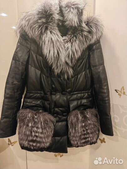 Куртка кожаная женская