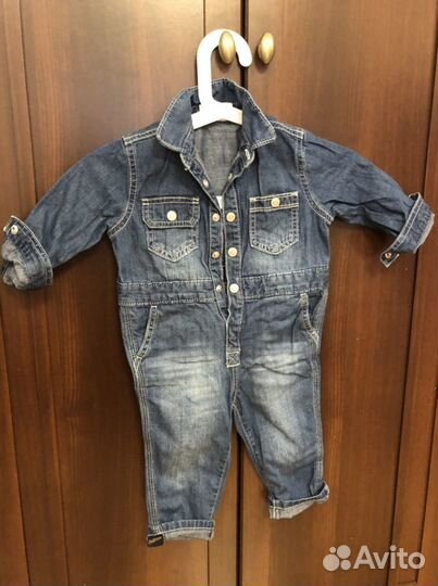 Джинсовый Комбинезон Carters 18-24