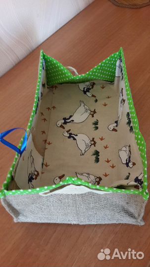 Хлебница - корзинка.Новая.Хлопок