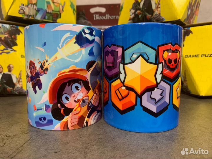 Кружки Brawl Stars (бравл старс) в ассортименте