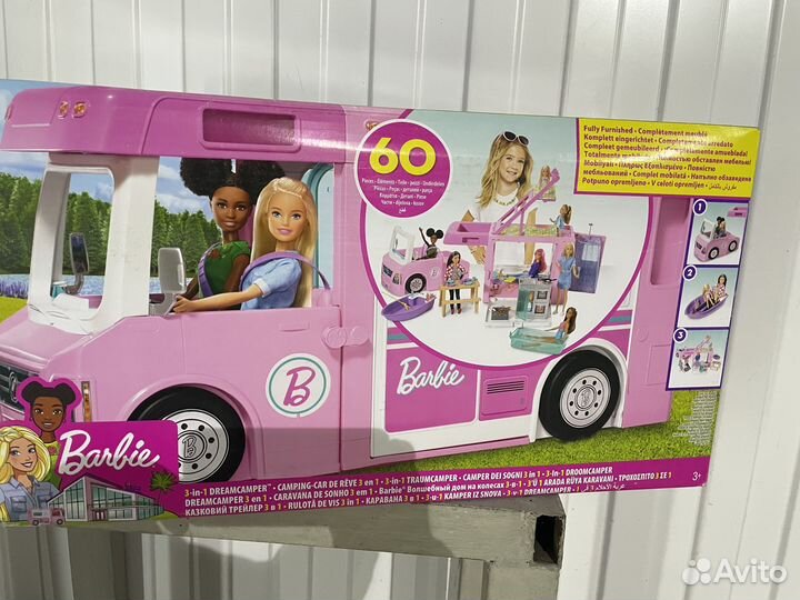 Игровой набор с куклой Barbie Дом мечты на колесах