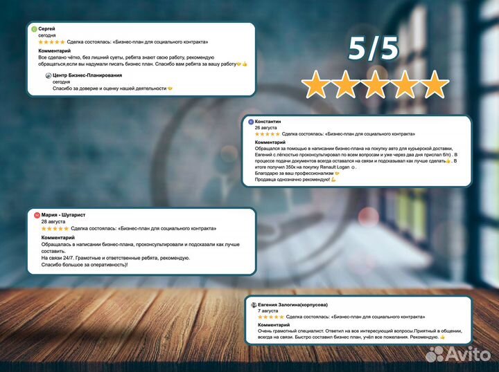 Бизнес-План для социального контракта с гарантией