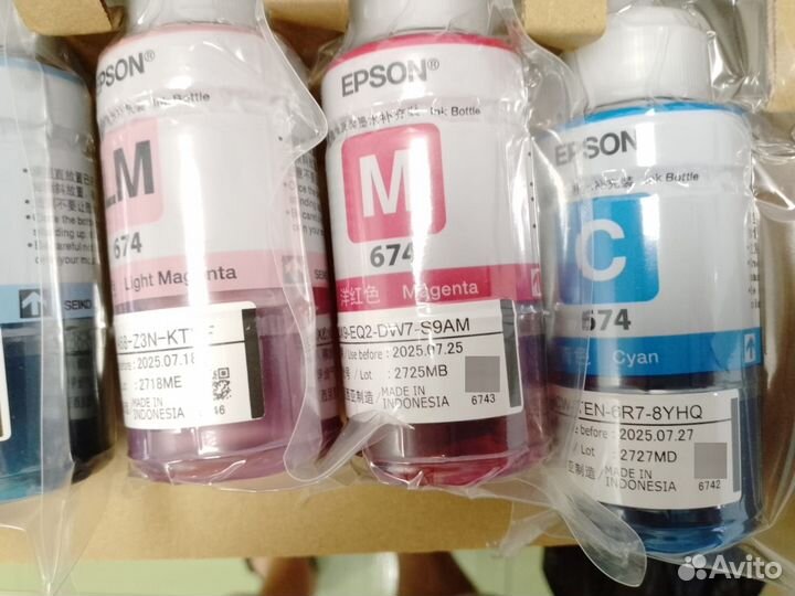 Чернила оригинальные для epson l805 / l8050