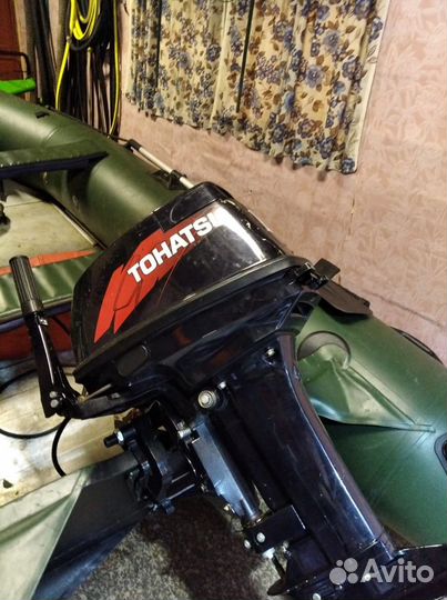 Лодка пвх nissan marin с мотором тохатсу 18