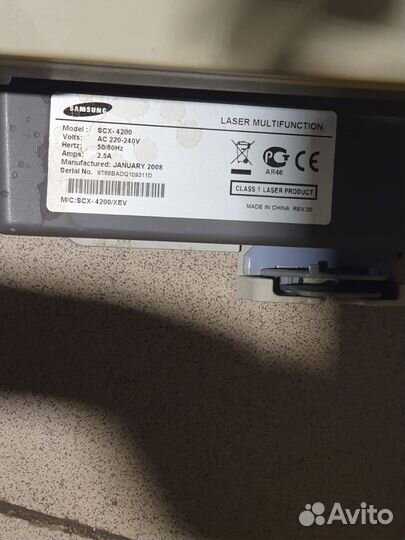 Принтер лазерный мфу samsung scx-4200
