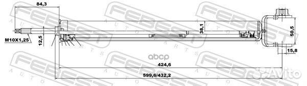 Амортизатор задний GAS.twin tube 02650906R Febest