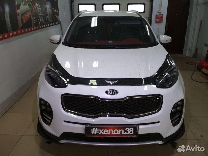 Kia Sportage разбор фар, чистка, полировка, бронь